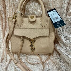 Rebecca Minkoff  (blush /cream) Leather Satchel NWT